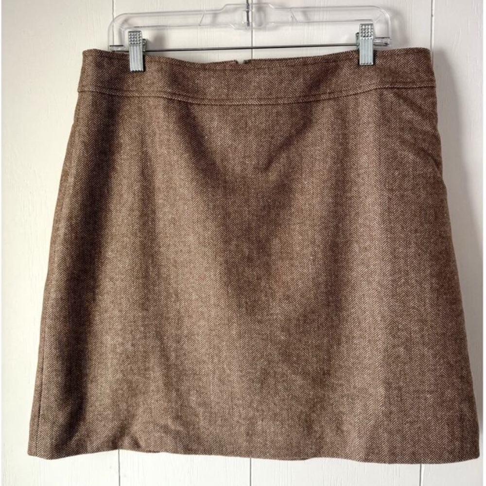 Women's J. Crew Wool Blend Pencil/Straight Skirt Size 14